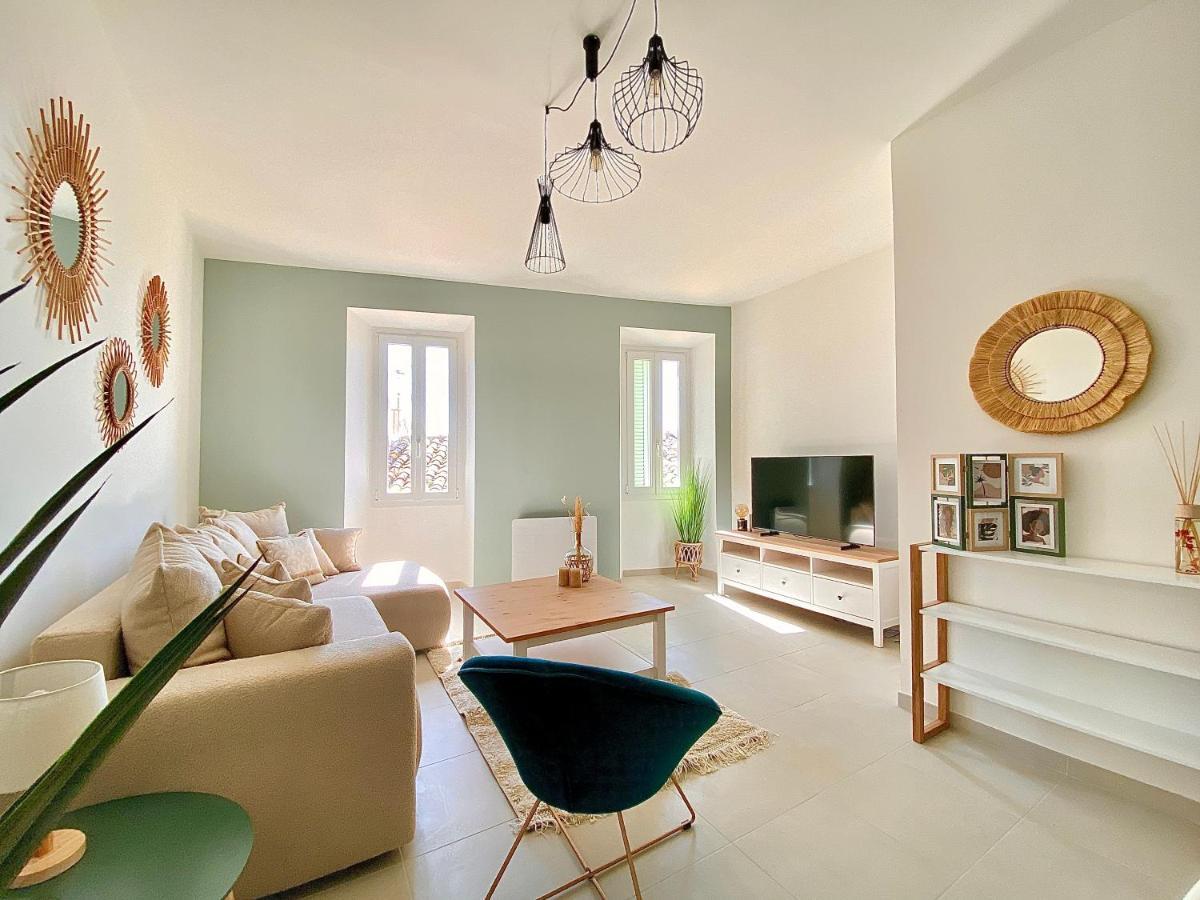 Ferienwohnung Montee Fleurie Menton Exterior foto
